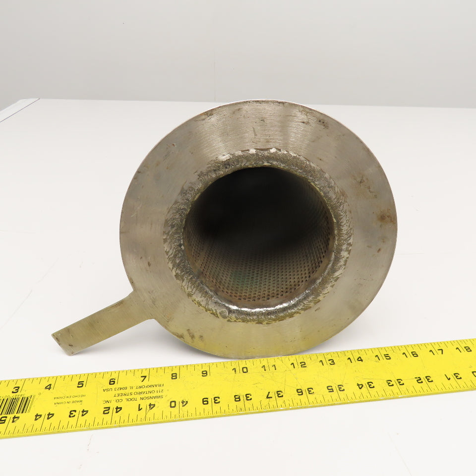 Glenn Bennett 4-1/2" ID x 17" OAL Witches Hat Cone Strainer Stainless Steel NOS