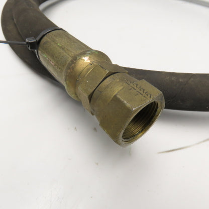 Parker 3/4" (-12) JIC Female Swivel End Hydraulic Hose Assembly 2200PSI 8' Long