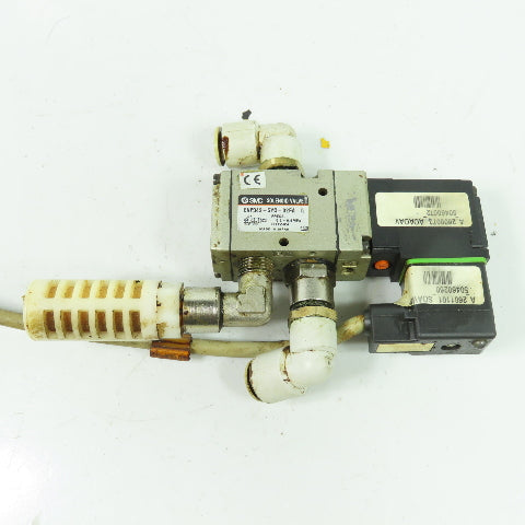SMC EVP342-5Y0-02FA-Q Pneumatic Solenoid Valve 1/4" NPT 24VDC
