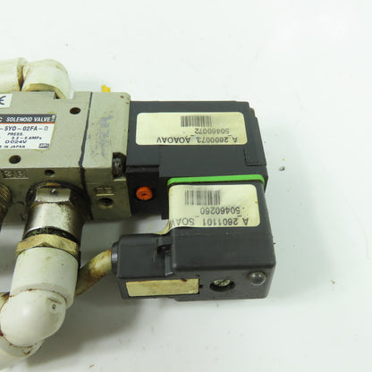 SMC EVP342-5Y0-02FA-Q Pneumatic Solenoid Valve 1/4" NPT 24VDC