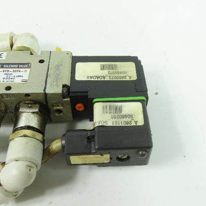 SMC EVP342-5Y0-02FA-Q Pneumatic Solenoid Valve 1/4" NPT 24VDC