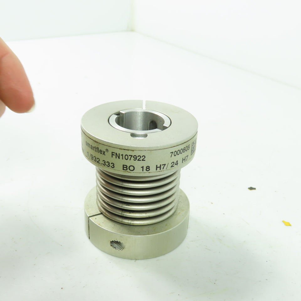 Mayr FN107922 Smartflex 62mm OAL x 24mm ID Flexible Coupling 1/932.333 H7/24 H7