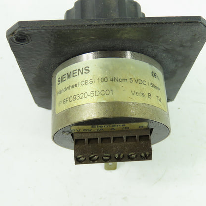 Siemens 6FC9320-5DC01 Electronic Handwheel 5VDC 60mA