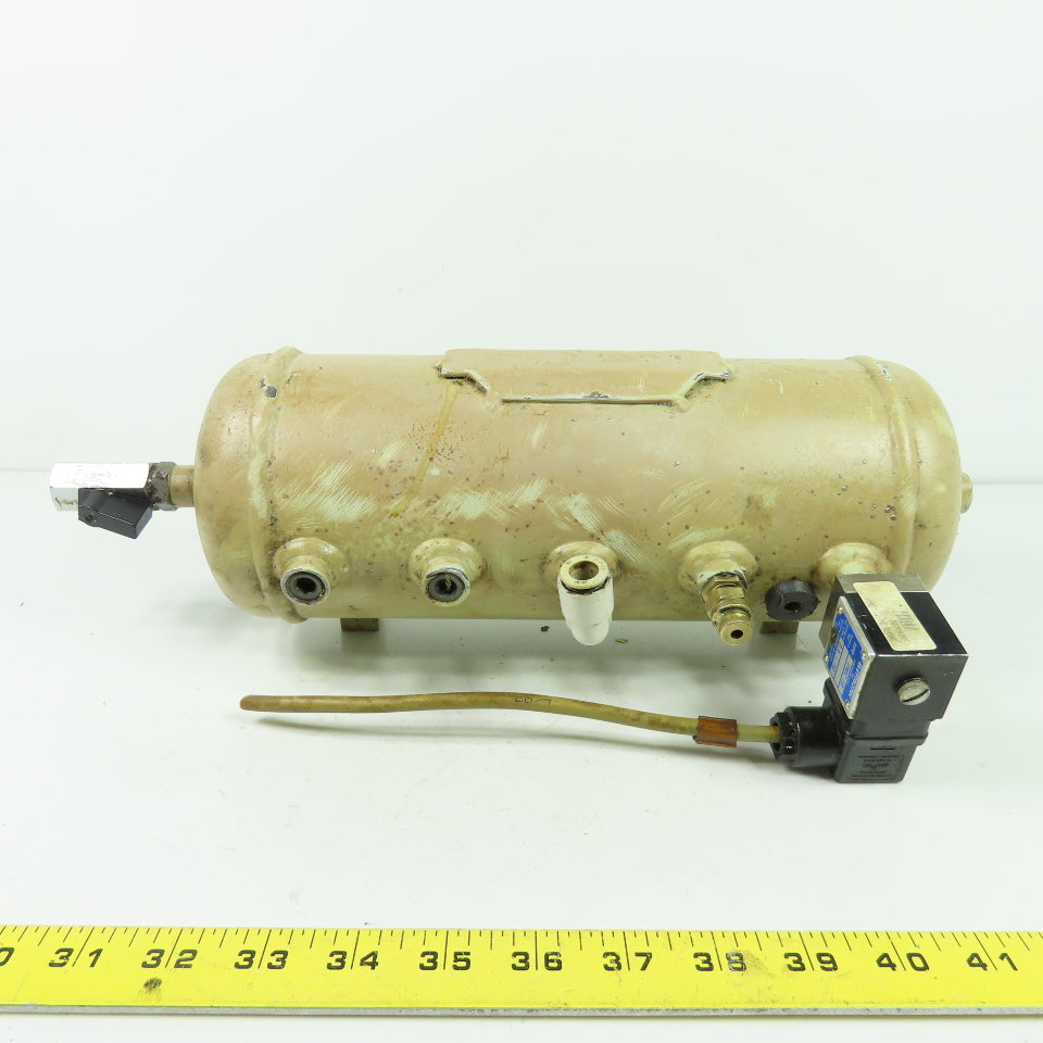 Bomeca 2.5 Liter Steel Air Holding Tank Reservoir 11 Bar W/ Valve