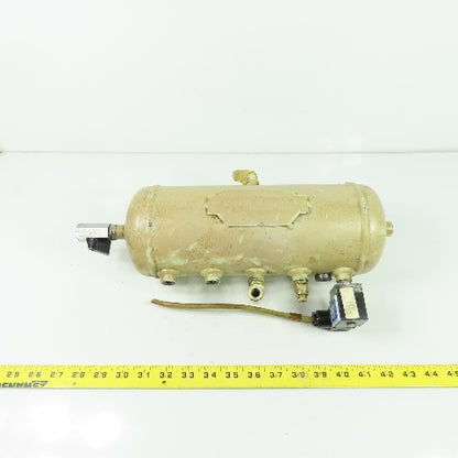 Bomeca 2.5 Liter Steel Air Holding Tank Reservoir 11 Bar W/ Valve