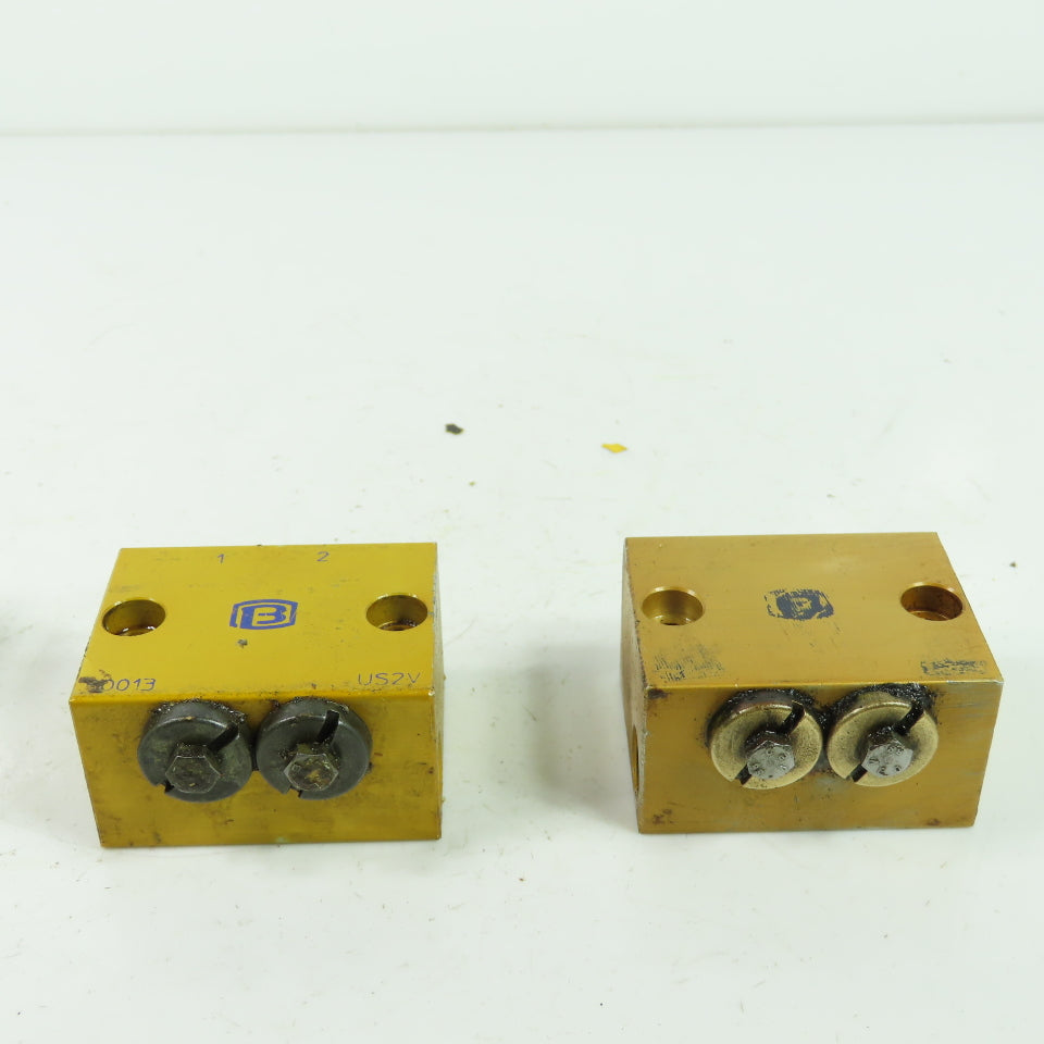 Lubrication Metering Manifold Lot Of (1) 4 Way & (2) 2 Way