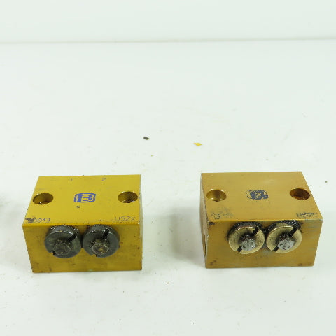 Lubrication Metering Manifold Lot Of (1) 4 Way & (2) 2 Way