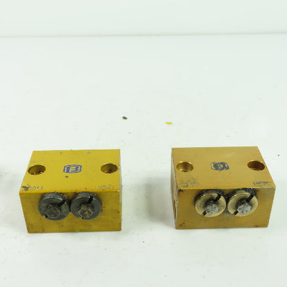 Lubrication Metering Manifold Lot Of (1) 4 Way & (2) 2 Way