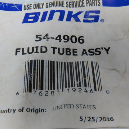Binks 54-4906 Fluid Tube Assembly
