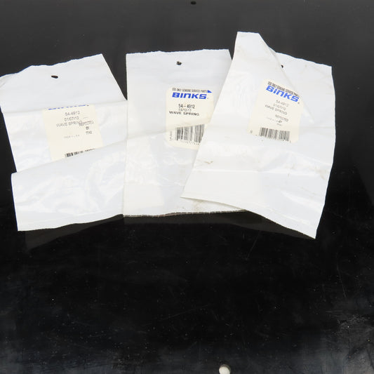 Binks 54-4912 Wave Spring Lot Of 3