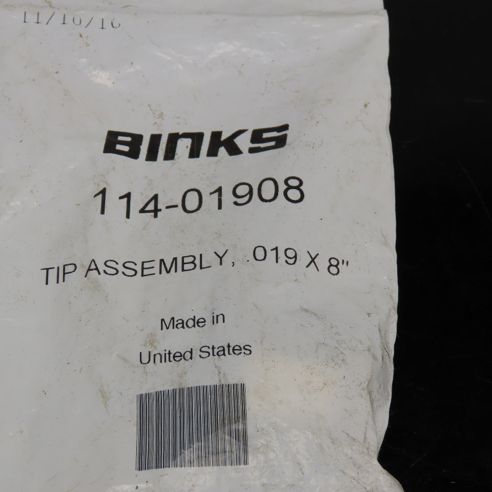 Binks 114-01908 114 Series Tip Assembly .019 x 8"