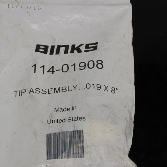 Binks 114-01908 114 Series Tip Assembly .019 x 8"