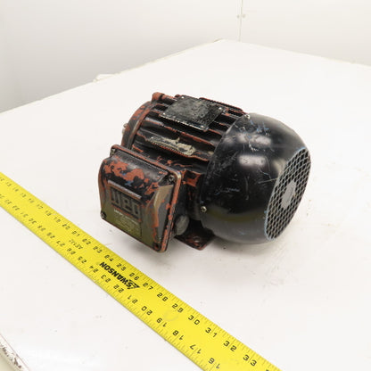Weg Lenze TE1BF0X0 1.8kW AC Electric Motor 3435RPM 440-480V 3PH 90S-02 Frame