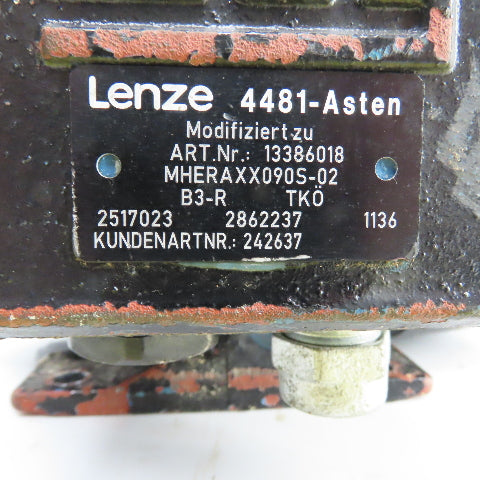 Weg Lenze TE1BF0X0 1.8kW AC Electric Motor 3435RPM 440-480V 3PH 90S-02 Frame