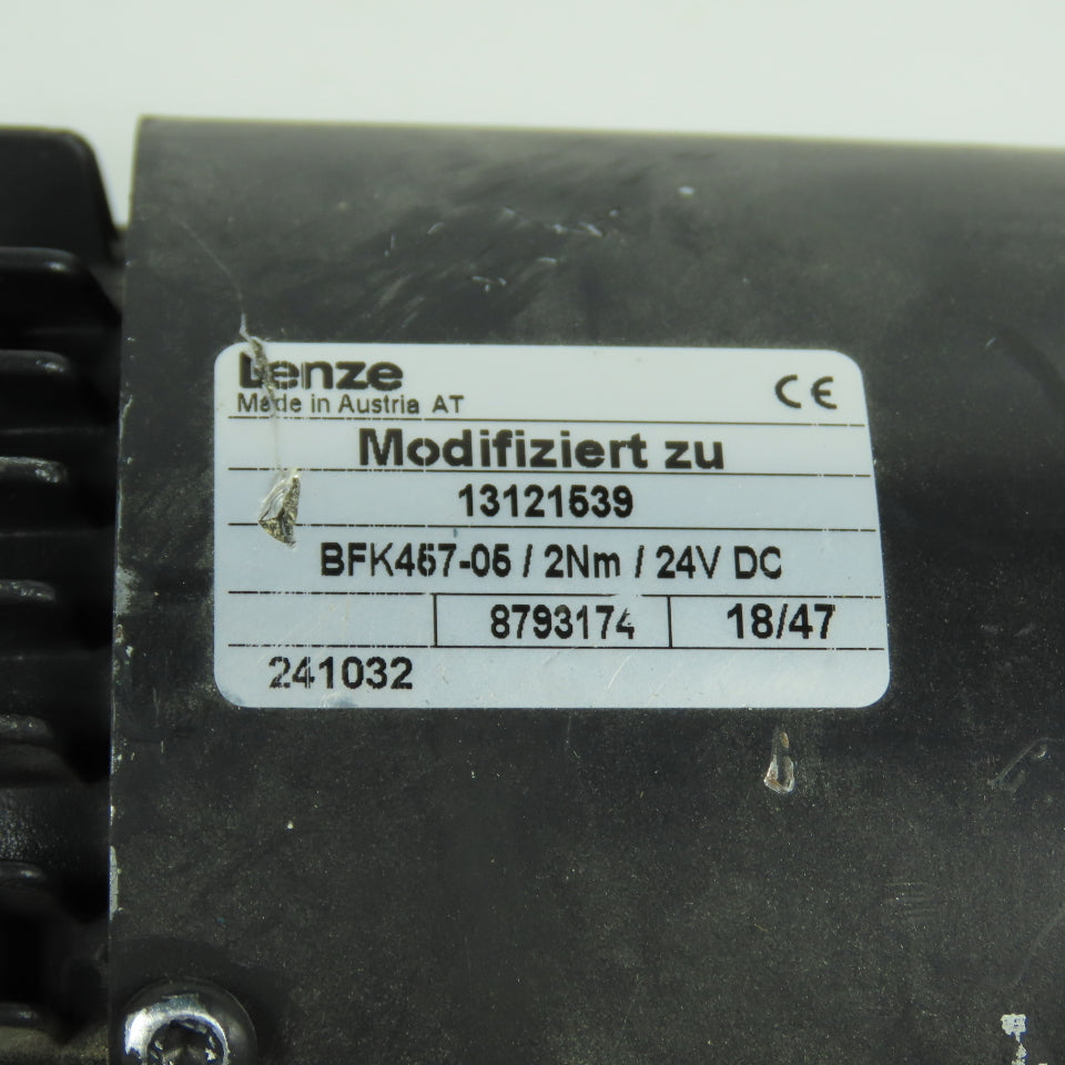 Lenze DERABR056-21 0.12kW AC Electric Motor 3400RPM 220/480V 3PH W/ 24VDC Brake