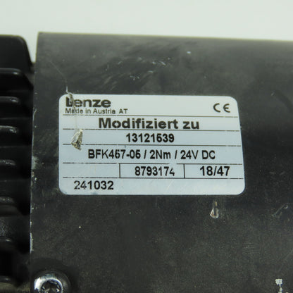 Lenze DERABR056-21 0.12kW AC Electric Motor 3400RPM 220/480V 3PH W/ 24VDC Brake