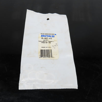 Binks 20-6037-K10 Teflon O-Ring Pack Of 10
