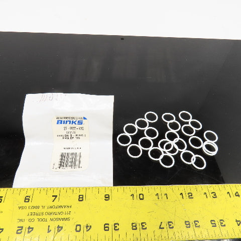 Binks 20-6037-K10 Teflon O-Ring Pack Of 24