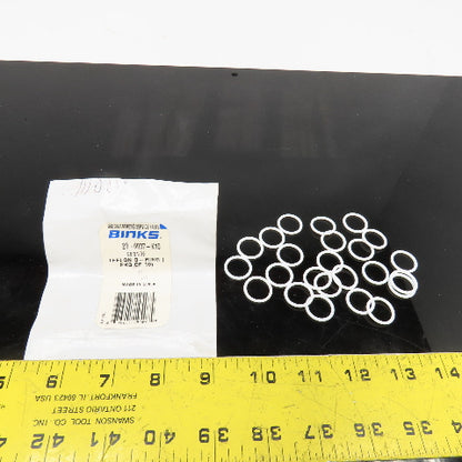 Binks 20-6037-K10 Teflon O-Ring Pack Of 24