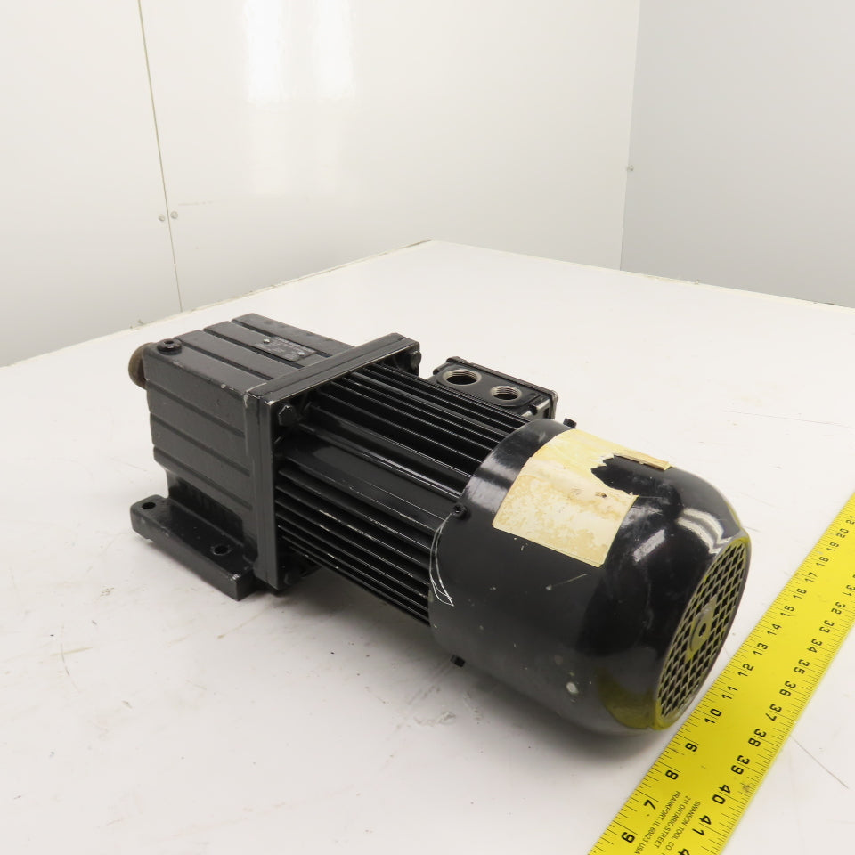 Lenze GST05-2 B VBR 080-32BR08E 0.75kW Inline Gear Motor 220/480V 3PH Tested