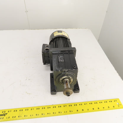Lenze GST05-2 B VBR 080-32BR08E 0.75kW Inline Gear Motor 220/480V 3PH Tested