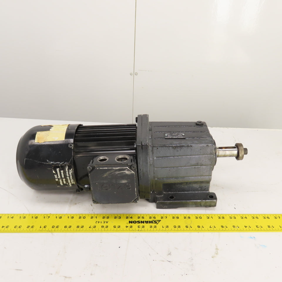 Lenze GST05-2 B VBR 080-32BR08E 0.75kW Inline Gear Motor 220/480V 3PH Tested