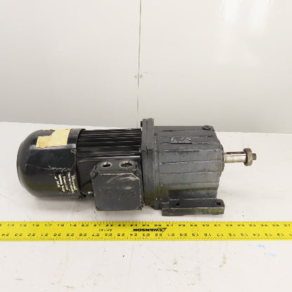 Lenze GST05-2 B VBR 080-32BR08E 0.75kW Inline Gear Motor 220/480V 3PH Tested
