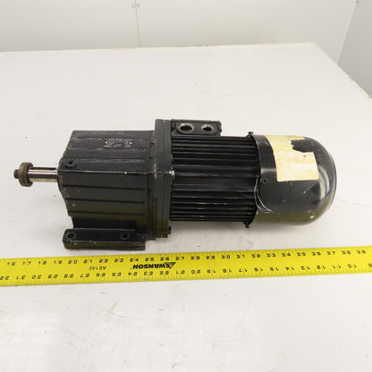 Lenze GST05-2 B VBR 080-32BR08E 0.75kW Inline Gear Motor 220/480V 3PH Tested