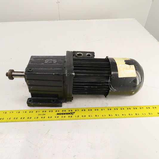 Lenze GST05-2 B VBR 080-32BR08E 0.75kW Inline Gear Motor 220/480V 3PH Tested