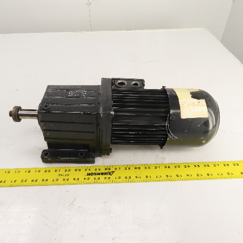 Lenze GST05-2 B VBR 080-32BR08E 0.75kW Inline Gear Motor 220/480V 3PH Tested