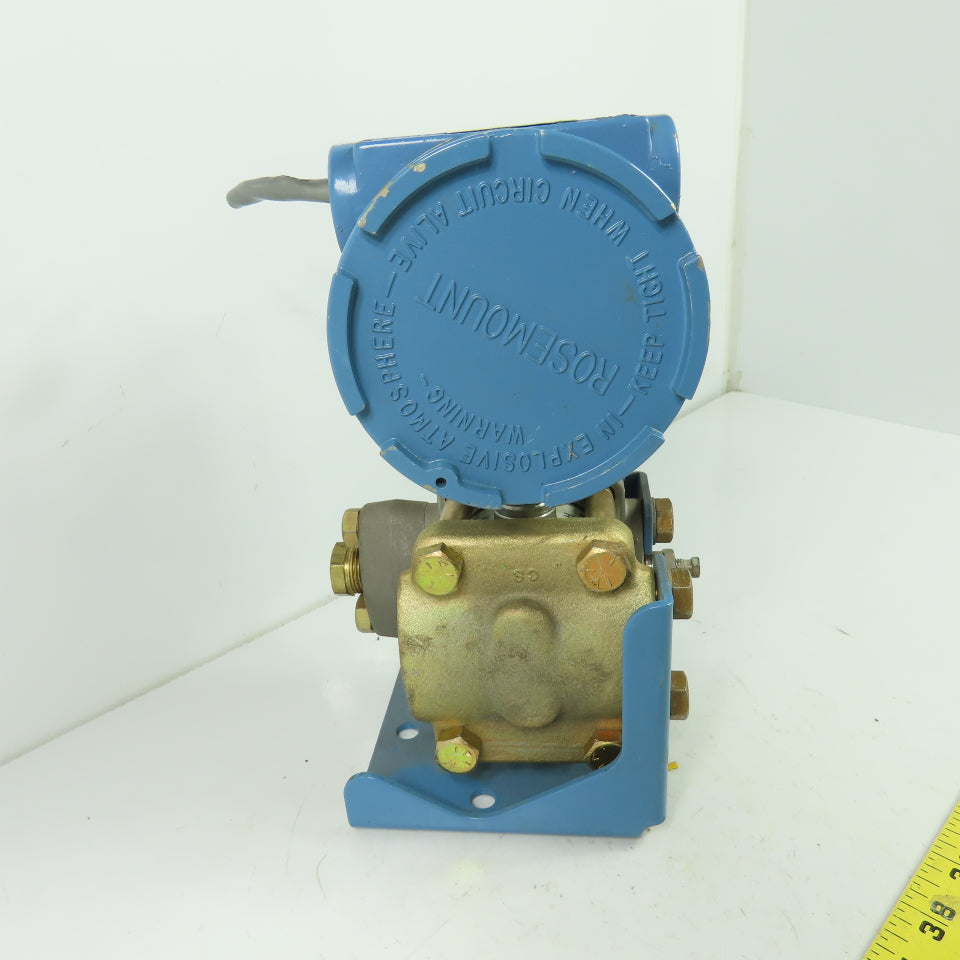 Rosemount 1151GP6E22B2 Pressure Transmitter 0-100 PSIG 45VDC Max 4-20Ma