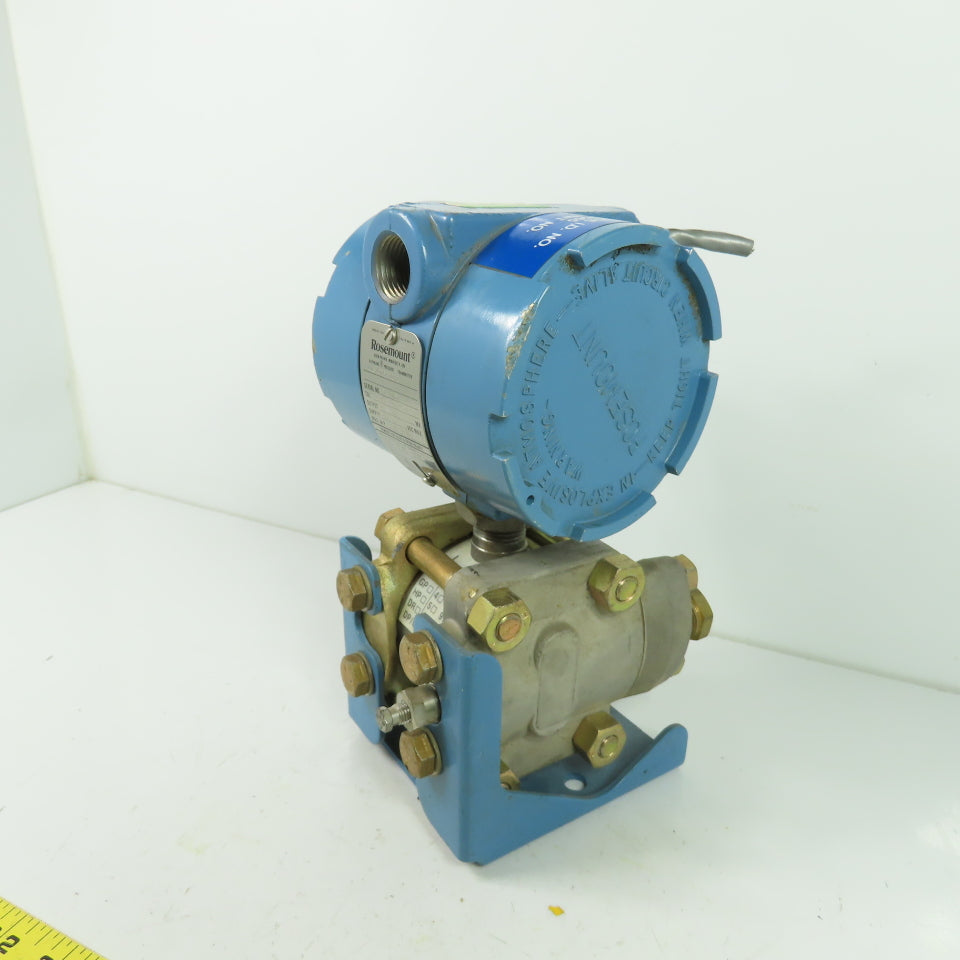 Rosemount 1151GP6E22B2 Pressure Transmitter 0-100 PSIG 45VDC Max 4-20Ma