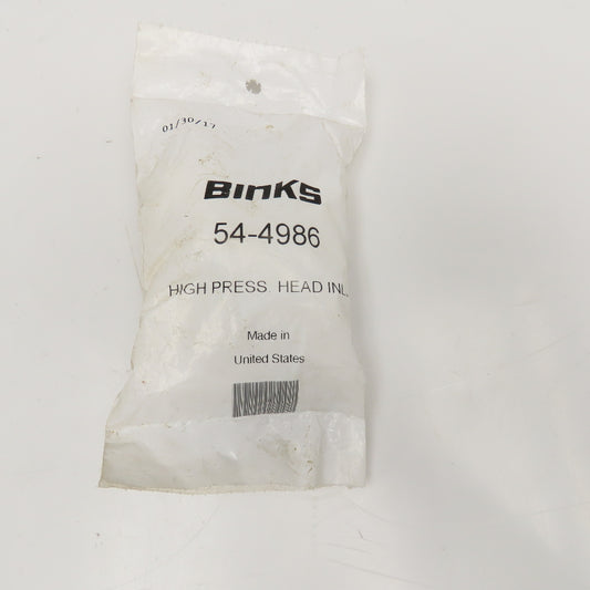 Binks 54-4986 High Pressure Head Inlet