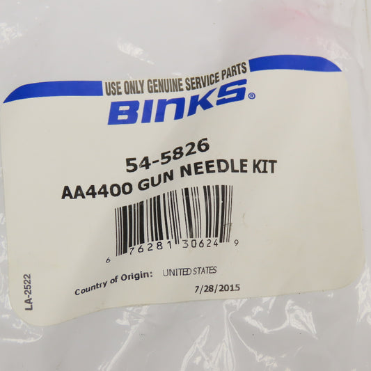 Binks 54-5826 AA4400 Gun Needle Kit