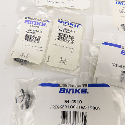Binks 54-4910 Trigger Lock AA-1500 Lot Of 8