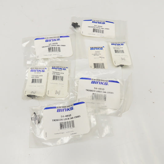 Binks 54-4910 Trigger Lock AA-1500 Lot Of 8