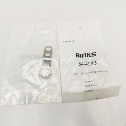 Binks 54-4943 Fluid Tube Support Bracket Lot Of 2
