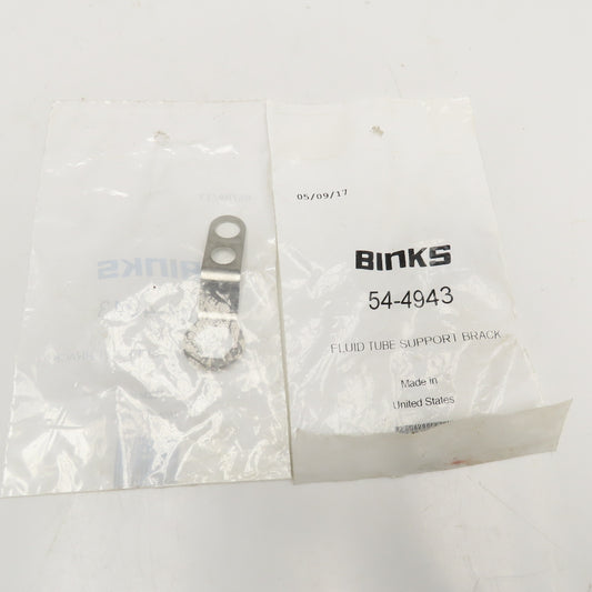 Binks 54-4943 Fluid Tube Support Bracket Lot Of 2