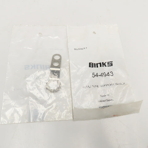Binks 54-4943 Fluid Tube Support Bracket Lot Of 2