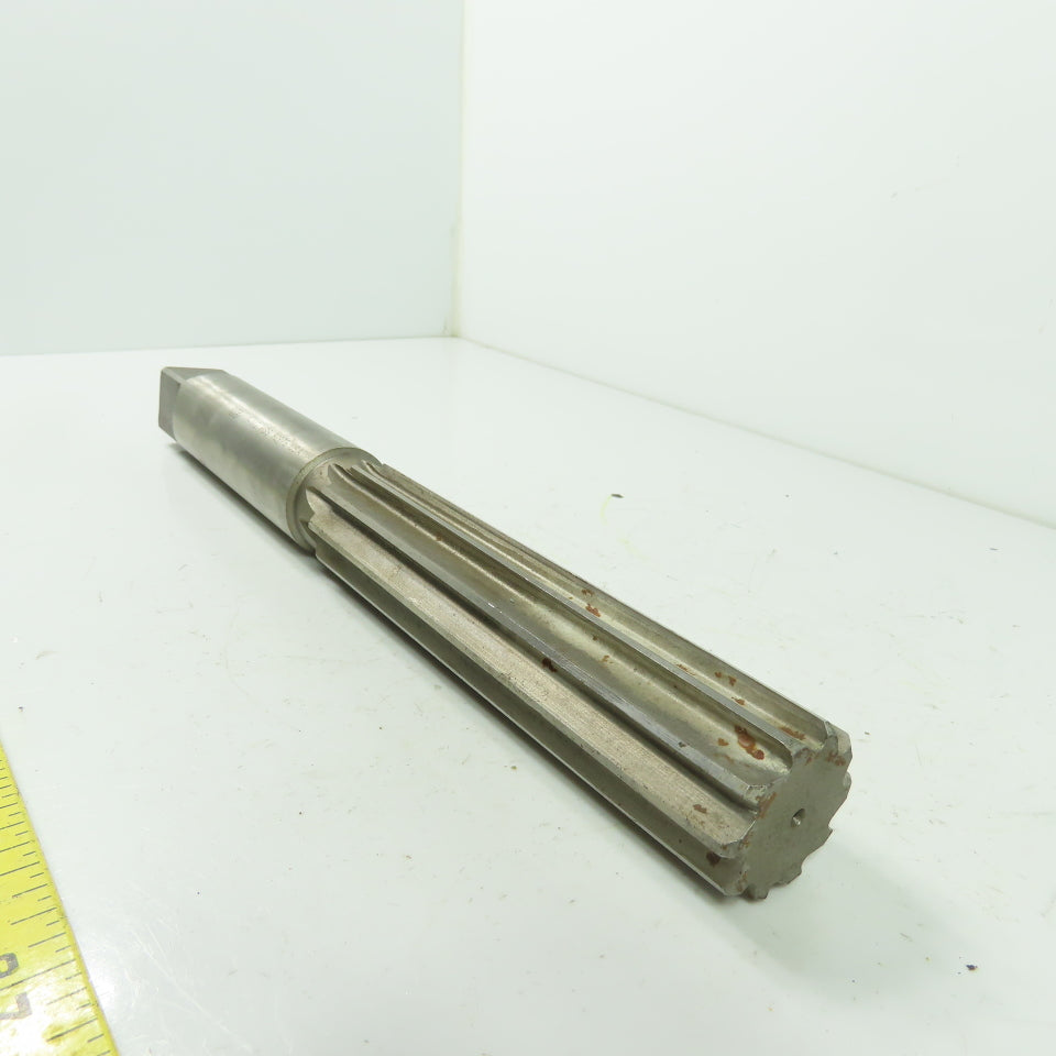 UB 1-1/2" HSS 10 Flute Chucking Reamer 13" OAL 6-1/2" Flutes 1-1/8" Shank USA