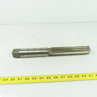 UB 1-1/2" HSS 10 Flute Chucking Reamer 13" OAL 6-1/2" Flutes 1-1/8" Shank USA