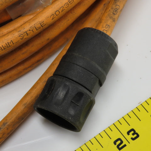 Indramat IKS0374 Servo Cordset Cable Orange 19m Length