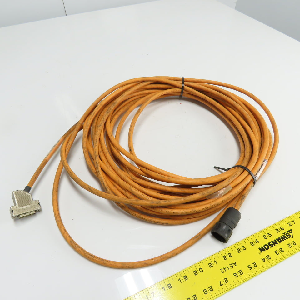 Indramat IKS0374 Servo Cordset Cable Orange 19m Length