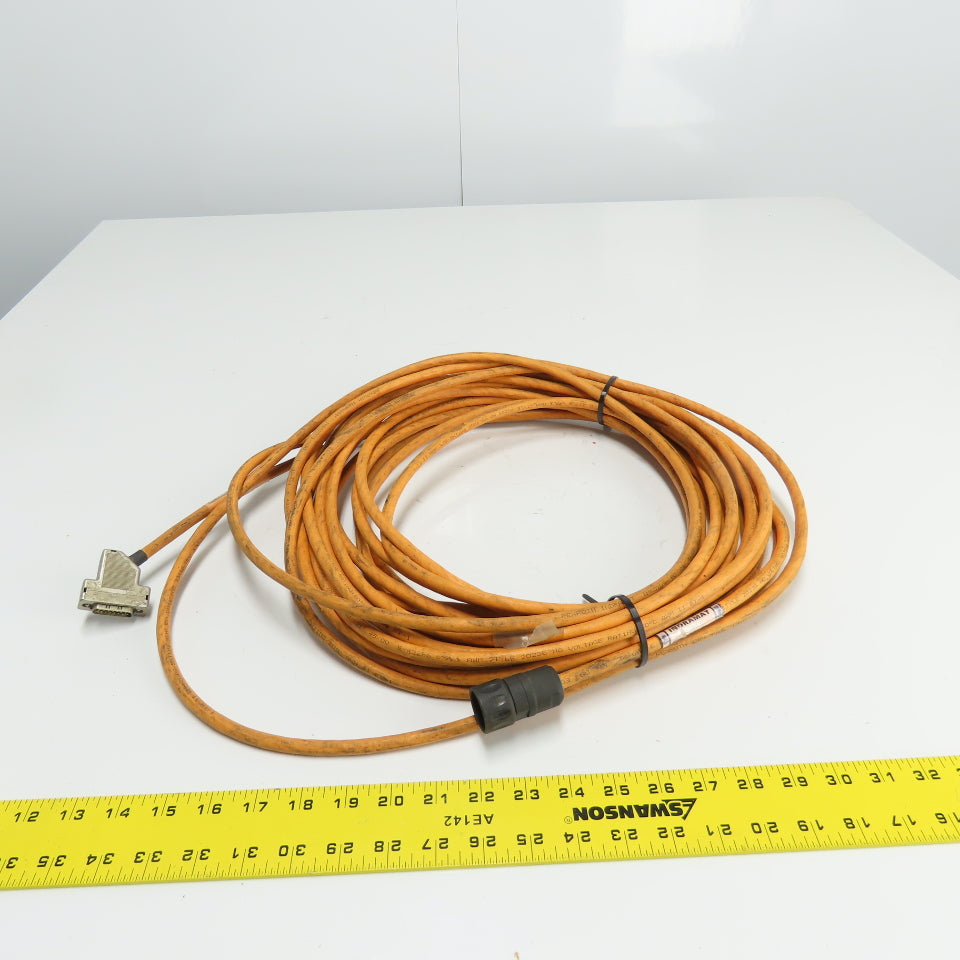 Indramat IKS0374 Servo Cordset Cable Orange 19m Length