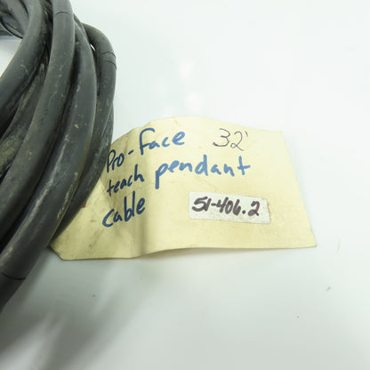 Pro-Face Teach Pendant Cordset Cable 32' Length