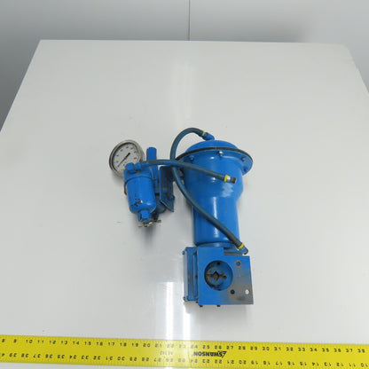 Jamesbury 1/2" Pneumatic Valve Actuator 0-160PSI Gage