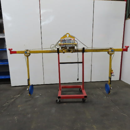 Anver E50M2-126SGMR 500LB Two Pad Side Suction Gripper Vacuum Lifter 115V