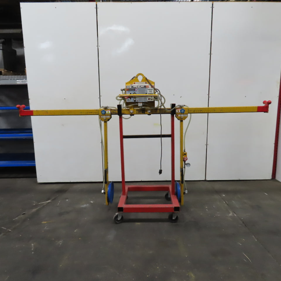 Anver E50M2-126SGMR 500LB Two Pad Side Suction Gripper Vacuum Lifter 115V