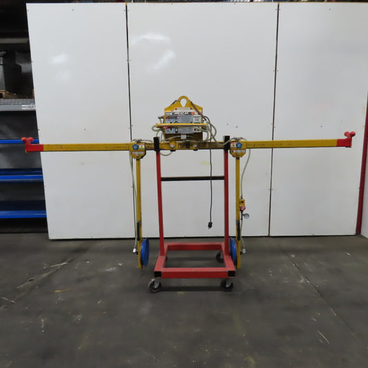 Anver E50M2-126SGMR 500LB Two Pad Side Suction Gripper Vacuum Lifter 115V