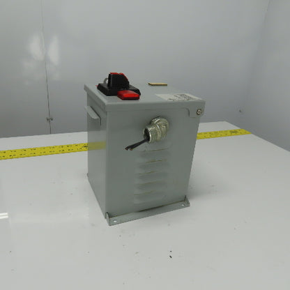 Daykin MDGTB-13 Disconnect Transformer Pri 480V Sec 120V 6.3A Total VA 750 1PH